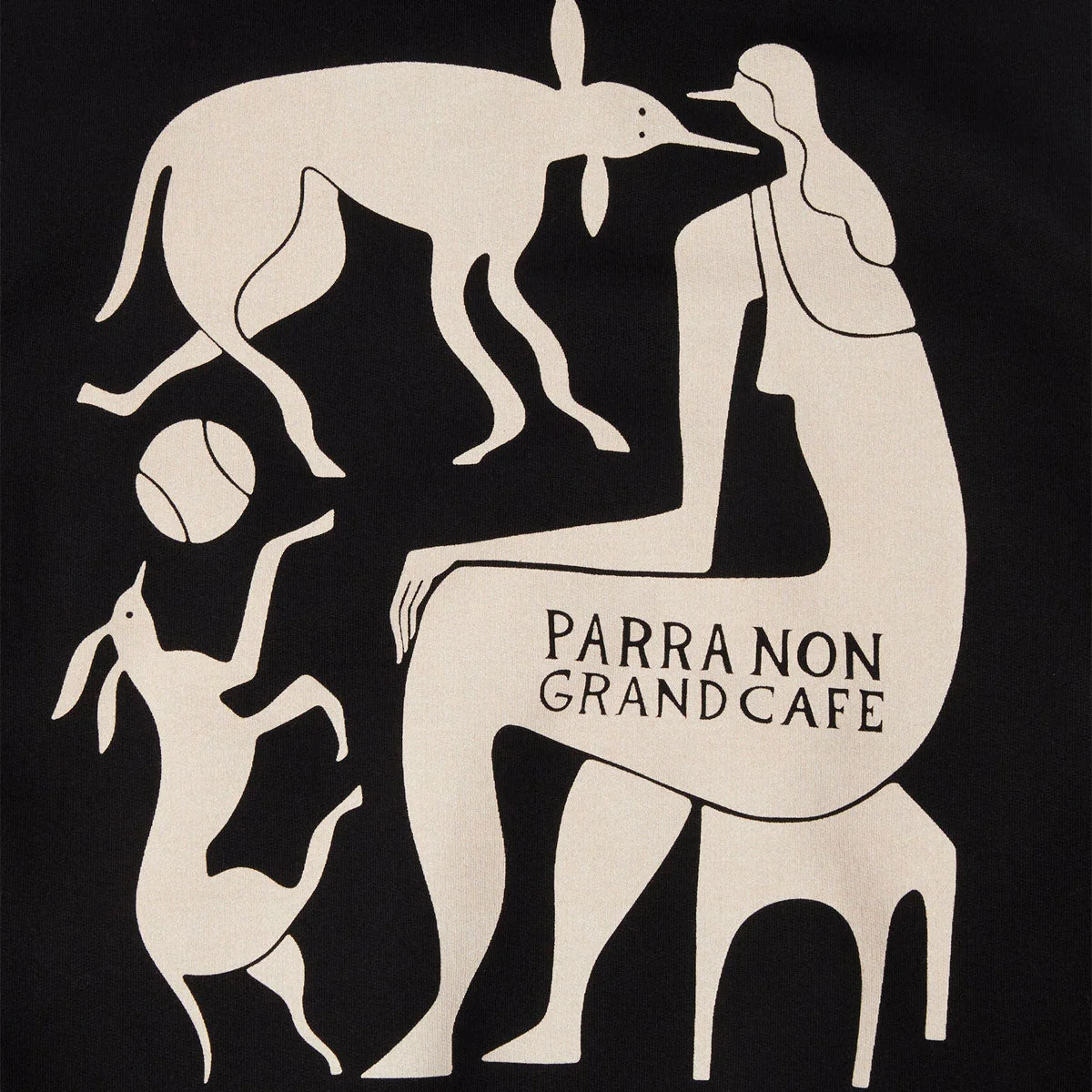 By Parra Non Grand Cafe Hoodie - Black - Image 5