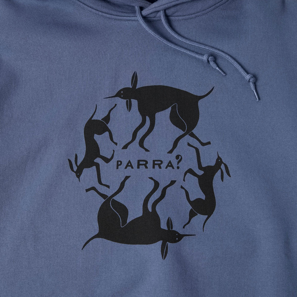 By Parra Non Grand Cafe Hoodie - Blue - Image 4