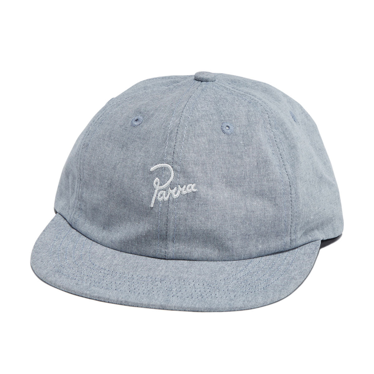 By Parra Signature 6 Panel Hat - Blue Chambrey