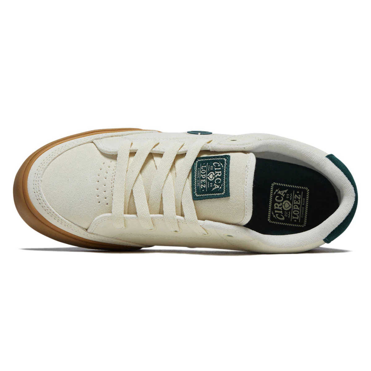 C1rca AL 50 Slim Shoes - Winter White/Green/Curry - Image 3