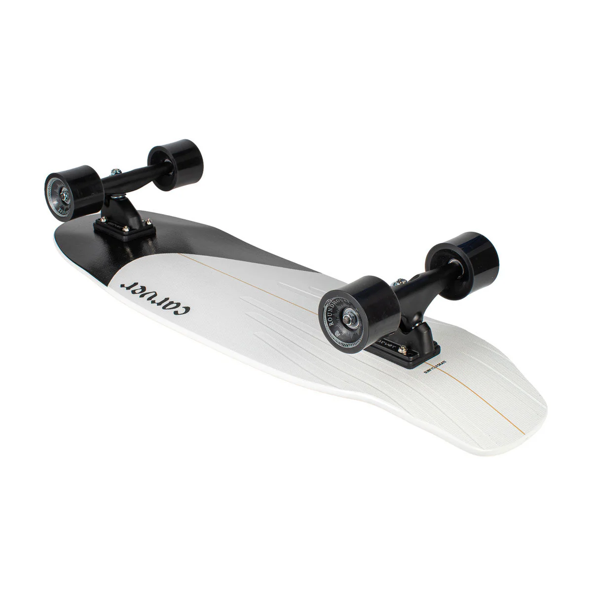 Carver Black Tip Carbon Fiber CX 32.5" Pre-Built Surfskate Complete - Image 4