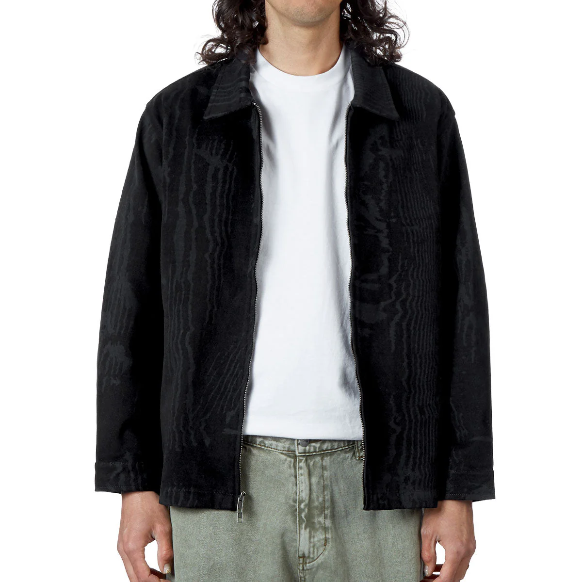 CCS Amoir Libre Zip Chore Jacket - Black Distortion - Image 4