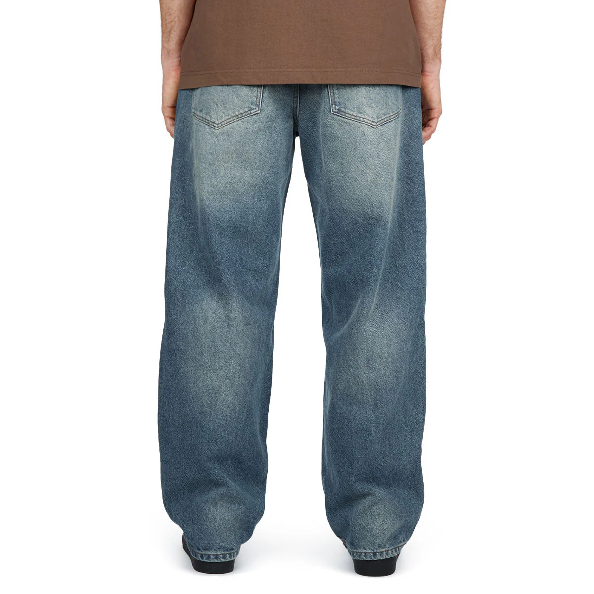 CCS Baggy Straight Denim Jeans - Sun Bleach Wash - Image 4