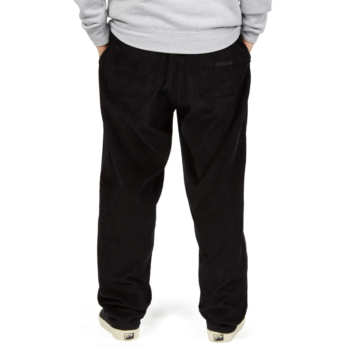 CCS Baggy Taper Corduroy Pants - Black - Image 2