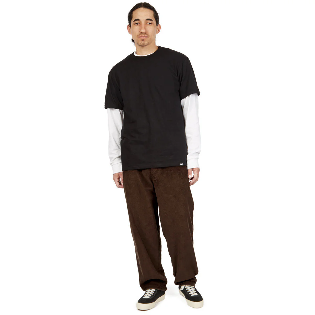 CCS Baggy Taper Corduroy Pants - Brown - Image 3