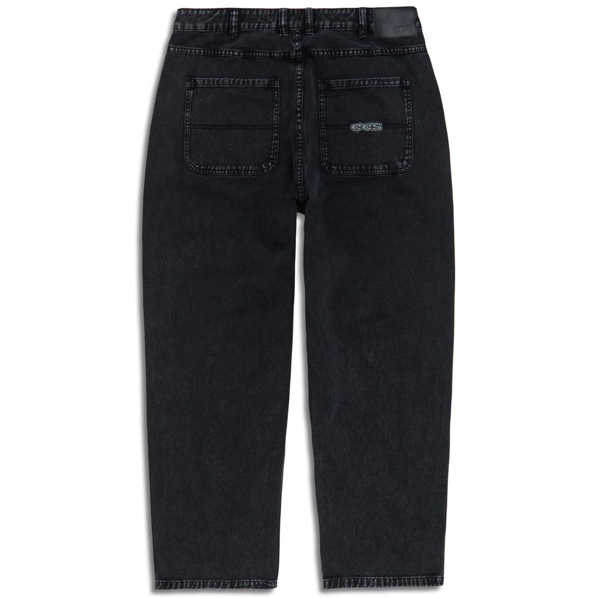CCS Baggy Taper Denim Jeans - Acid Black - Image 2