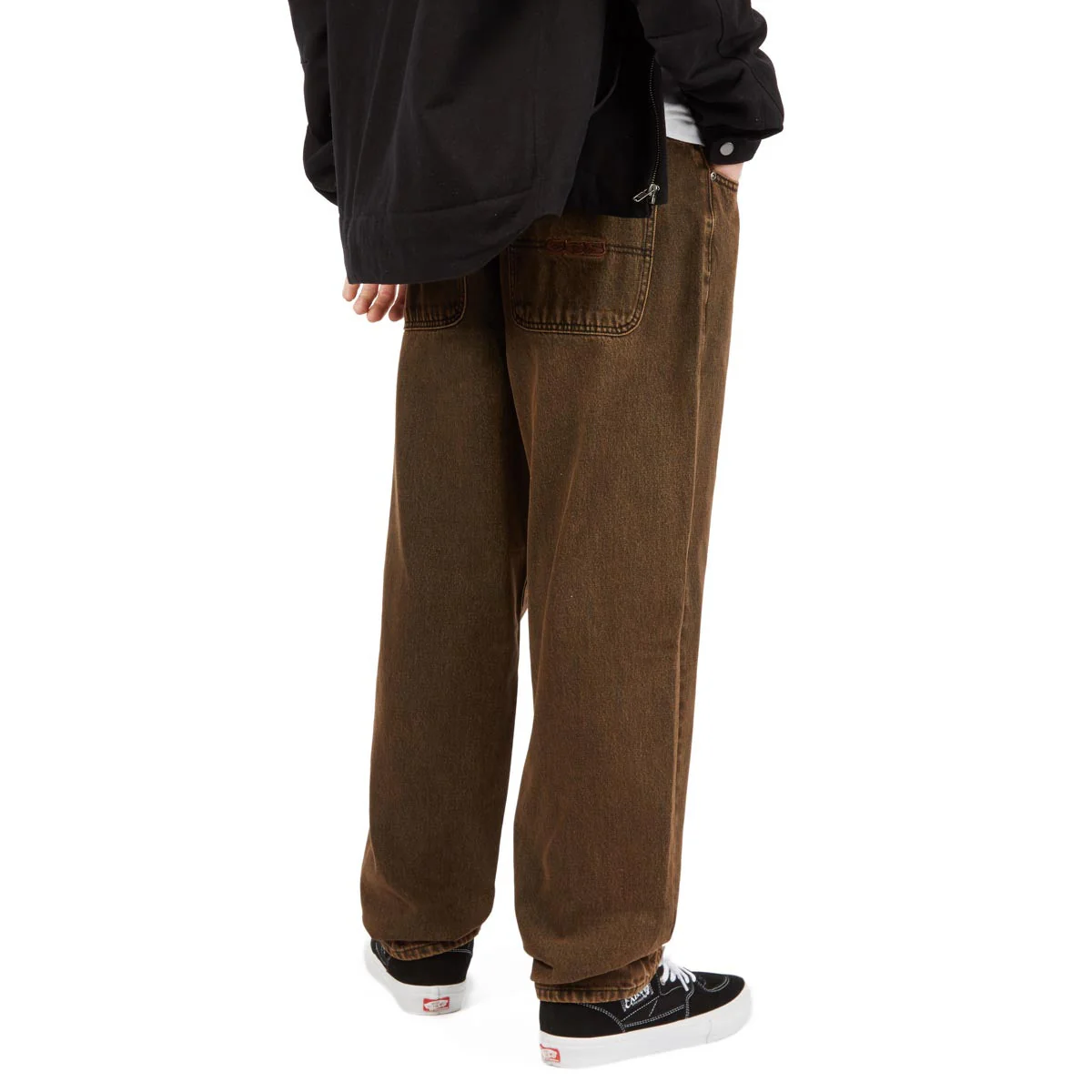 CCS Baggy Taper Denim Jeans - Acid Brown - Image 3