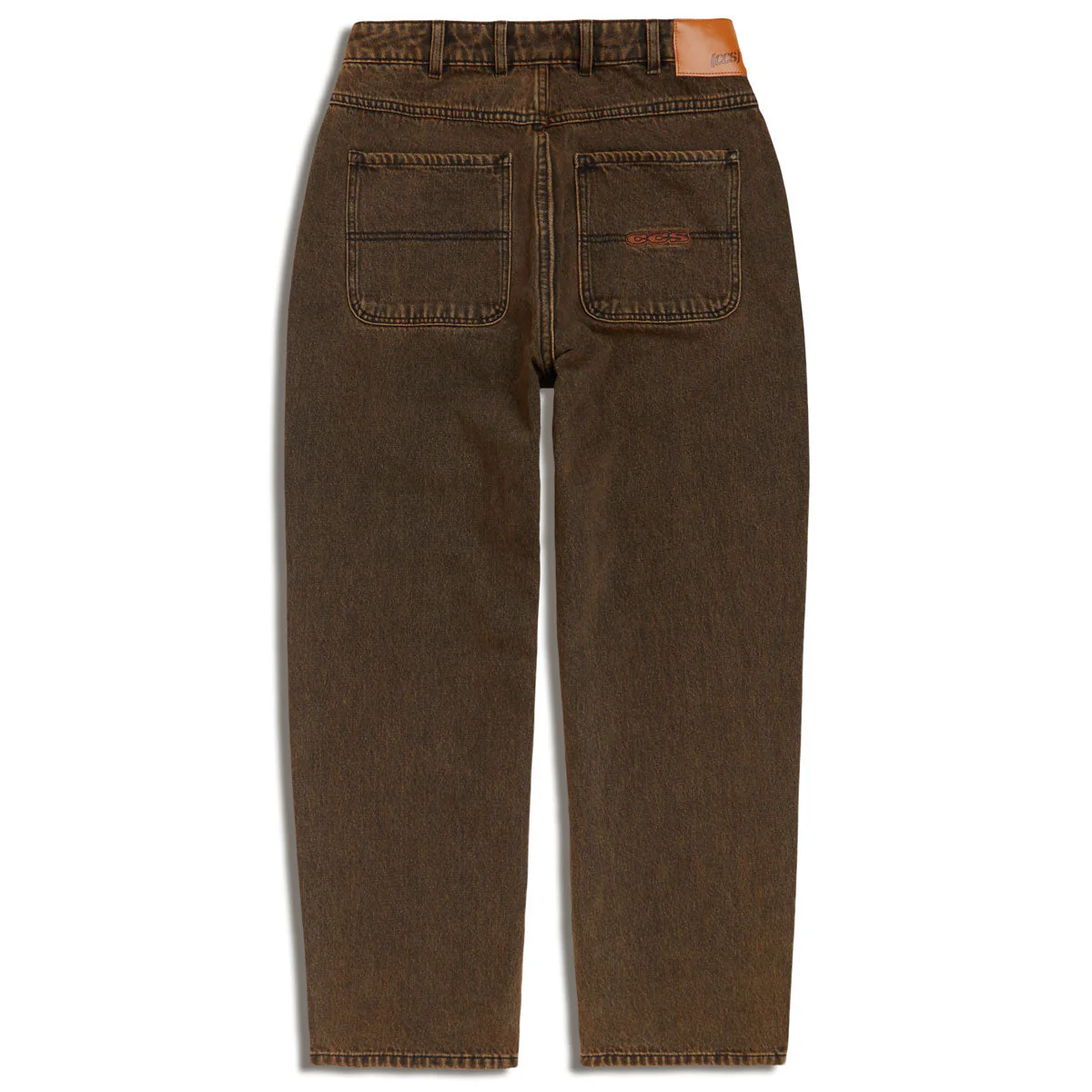 CCS Baggy Taper Denim Jeans - Acid Brown - Image 5