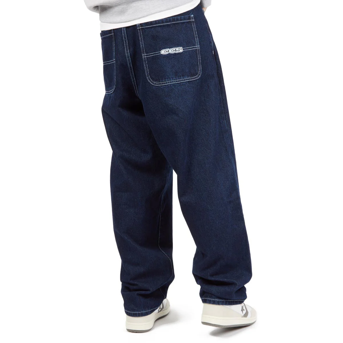 CCS Baggy Taper Denim Jeans - Overdyed Navy - Image 3