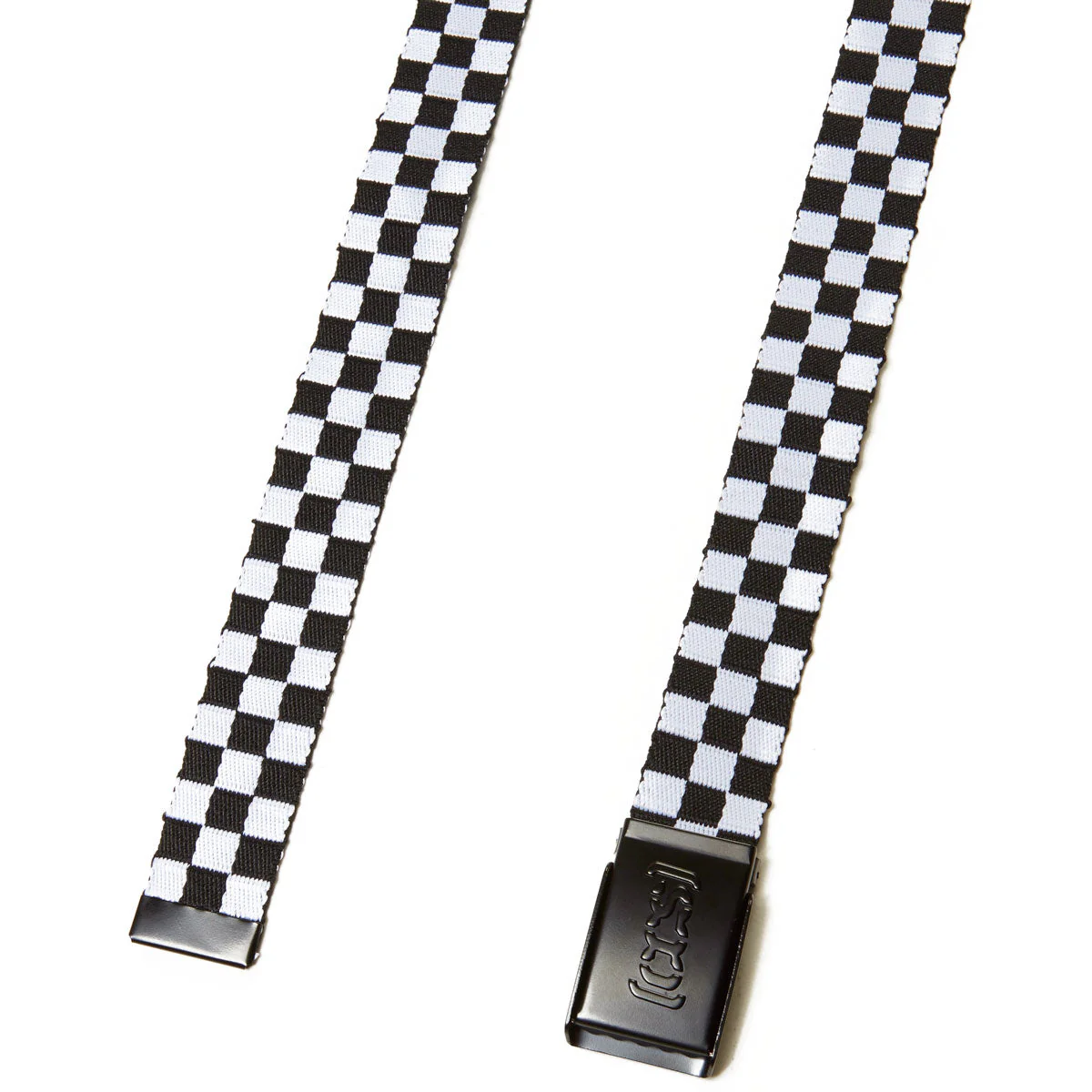 CCS Black Logo Buckle Belt - Checkerboard - Image 2