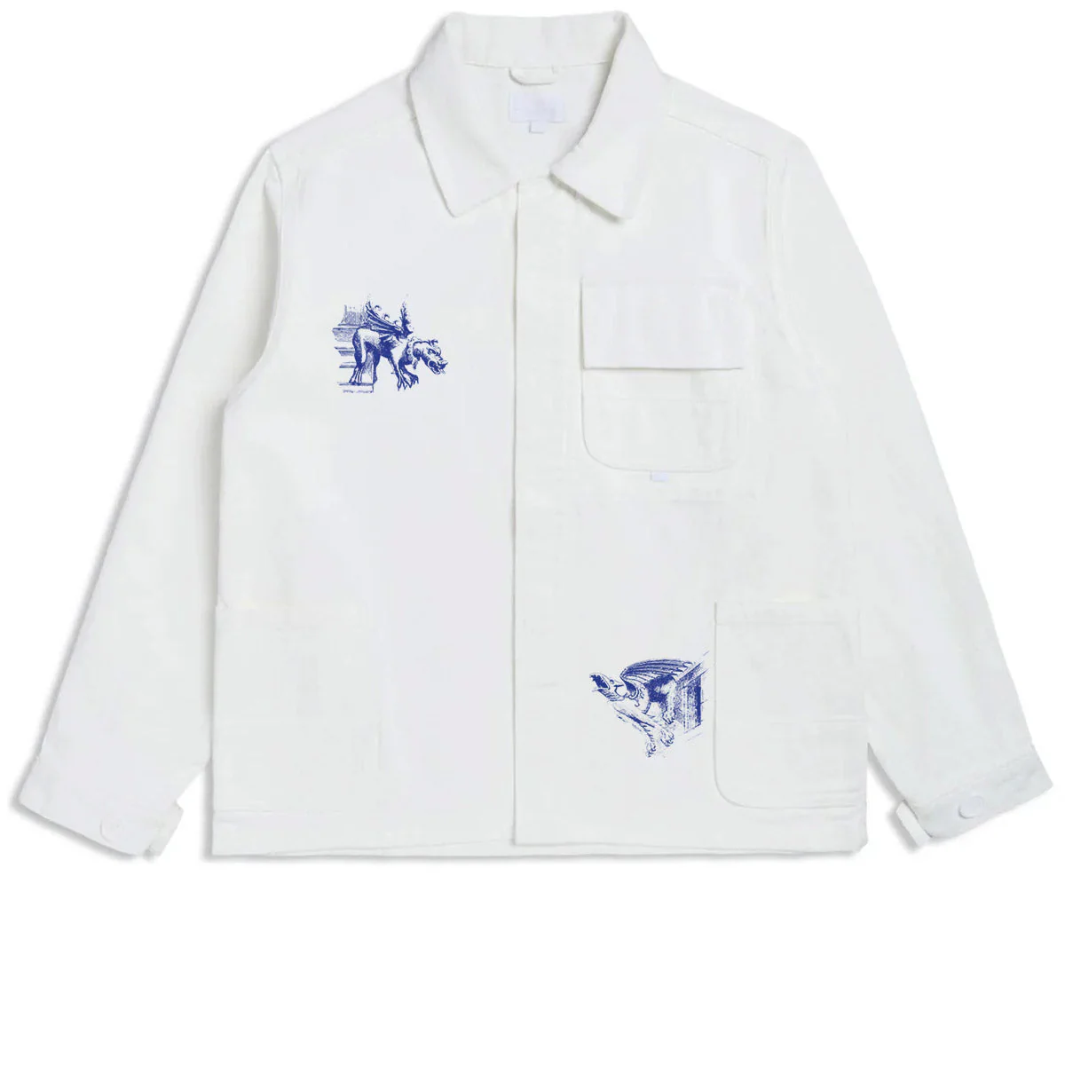 CCS Cathedral French Chore Coat - White - LG