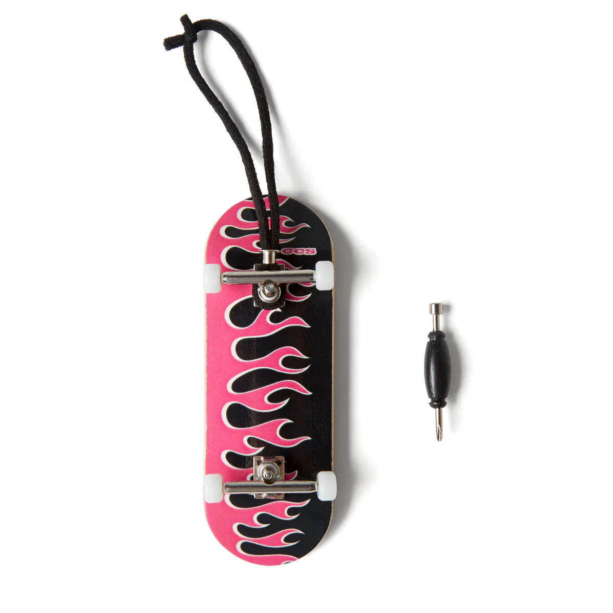 CCS Flames Fingerboard - Black/Pink - Image 2