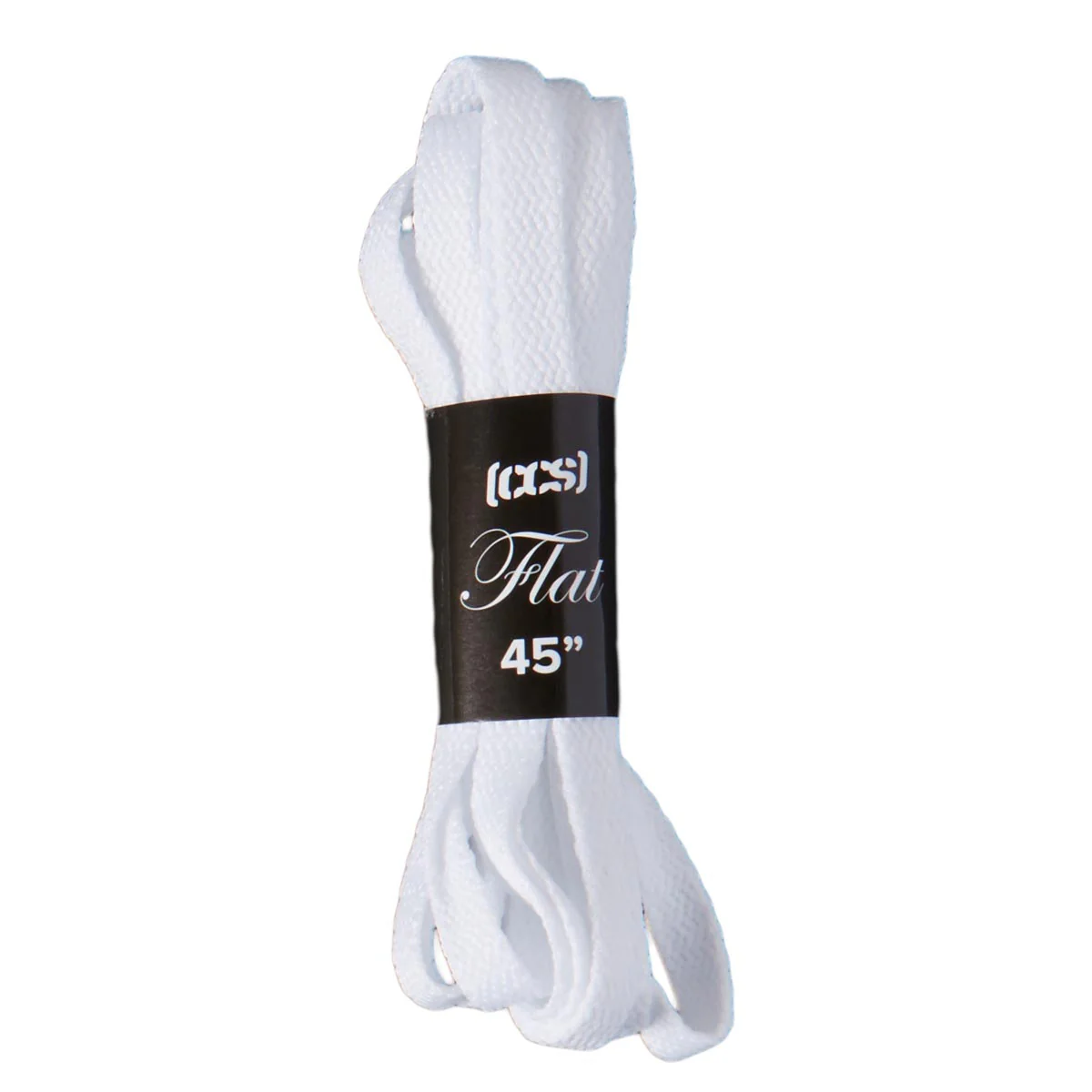 CCS Flat Shoelaces - White