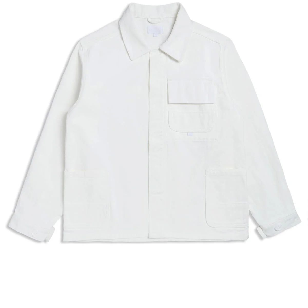 CCS French Cropped Chore Jacket - White - Image 2