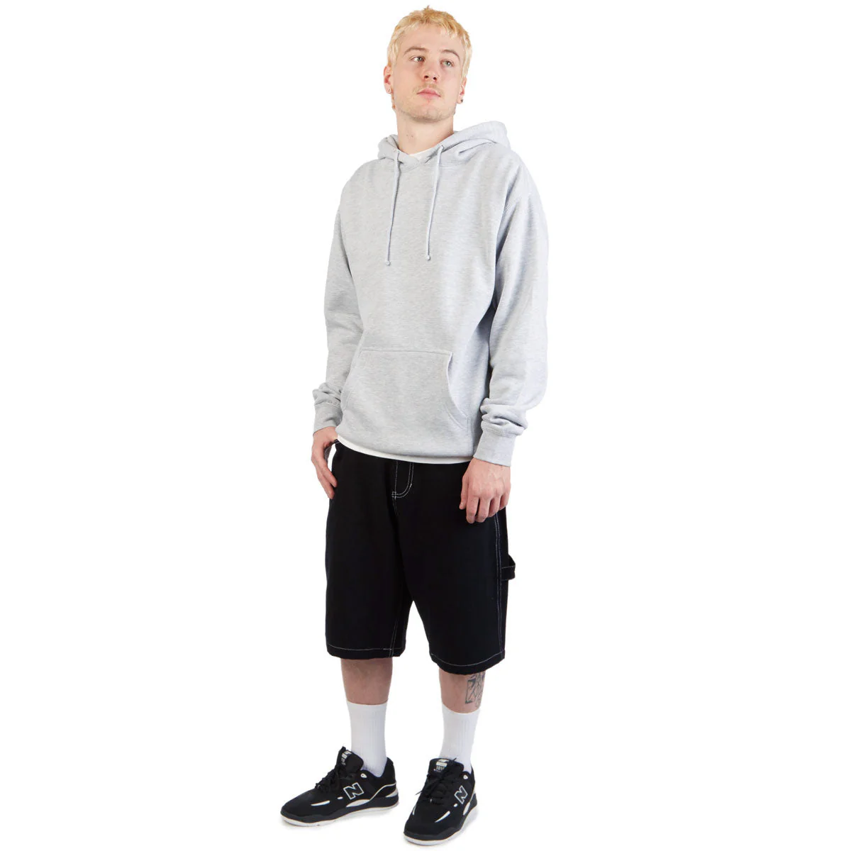 CCS Hammer Loop Canvas Shorts - Black/White - Image 2