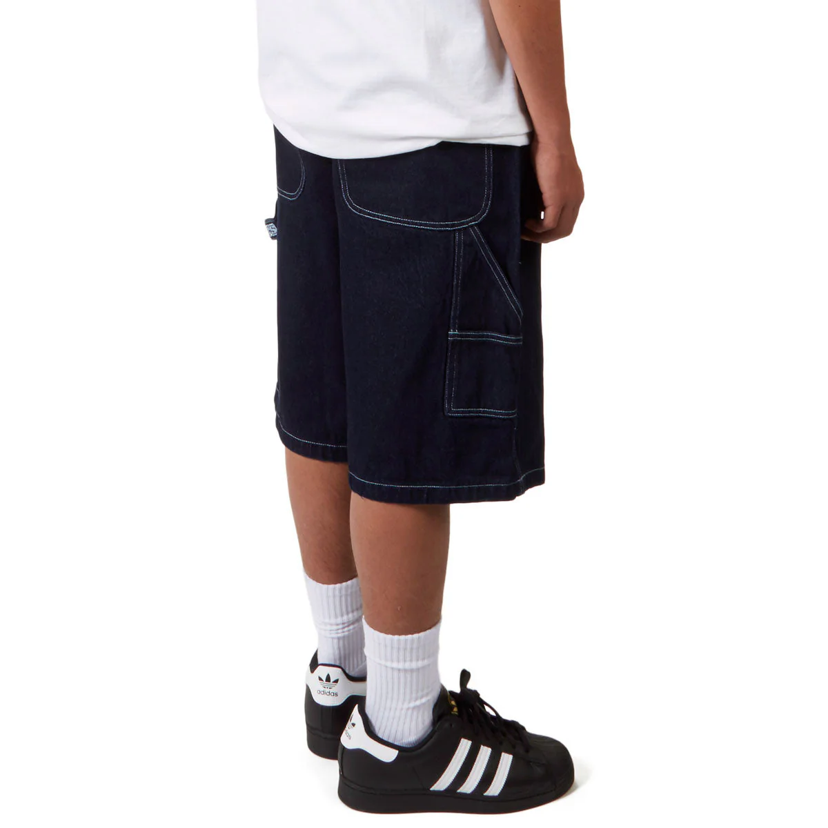 CCS Hammer Loop Jean Shorts - Overdyed Navy - Image 3