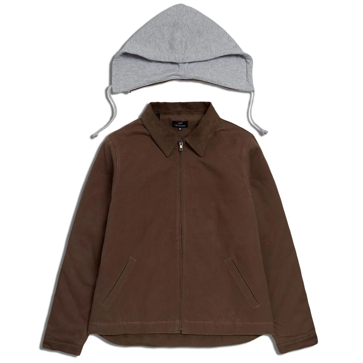 CCS Heavy Canvas Insulated Work Jacket - Brown - Image 3