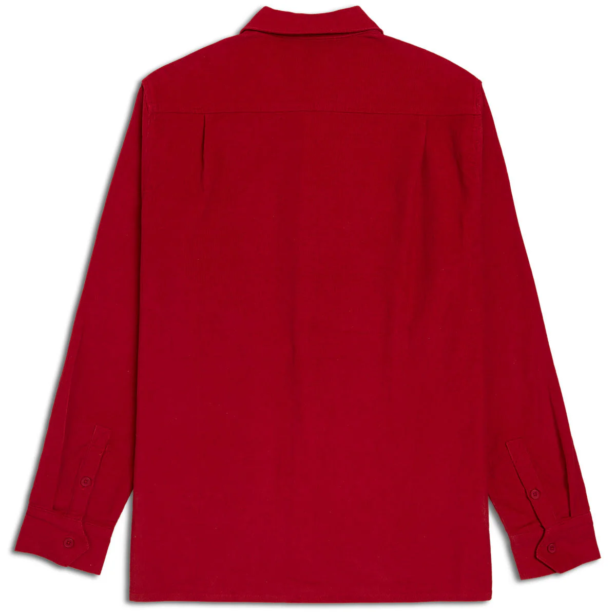 CCS Long Sleeve Corduroy Shirt - Crimson - Image 3