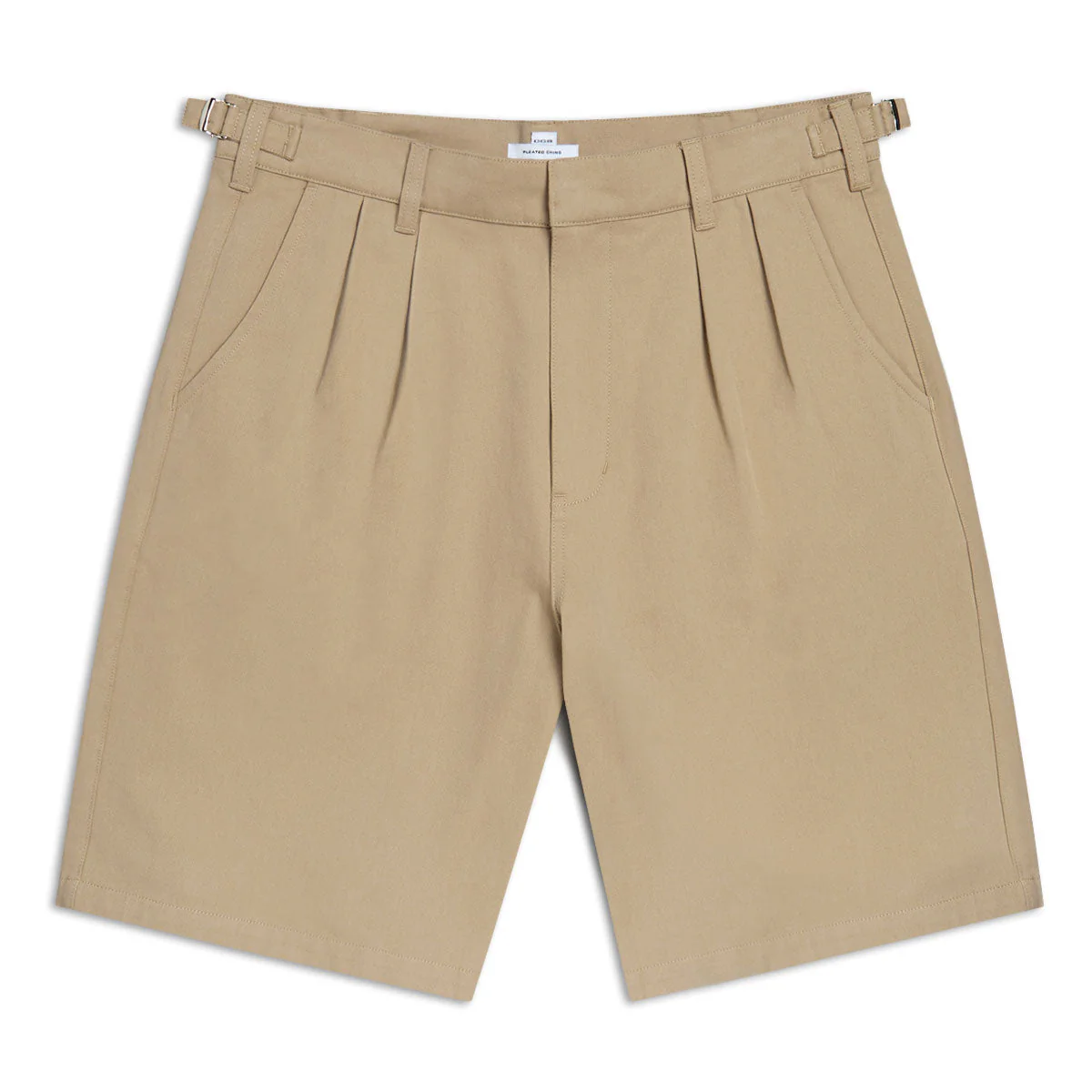 CCS Pleated Chino Shorts - Khaki - Image 2