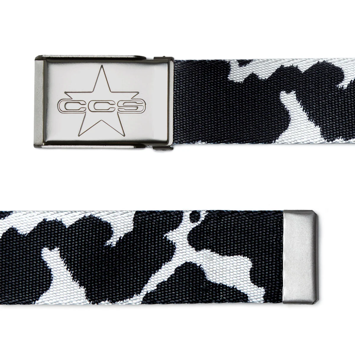 CCS Silver 97 Star Web Belt - Cow - Image 2
