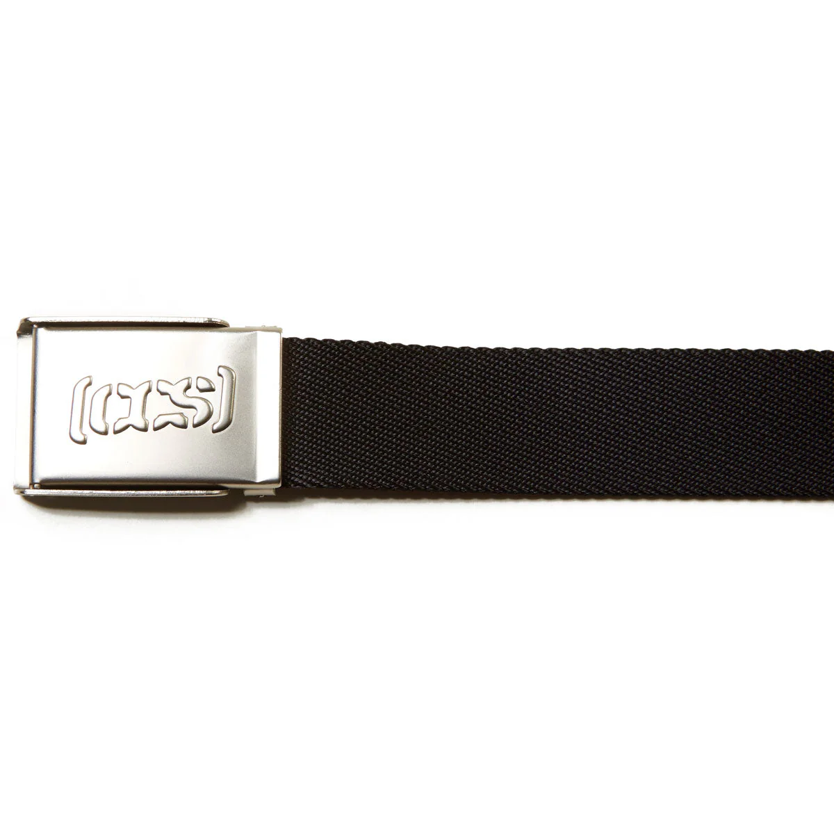 CCS Silver Logo Buckle Belt - Black - Image 3