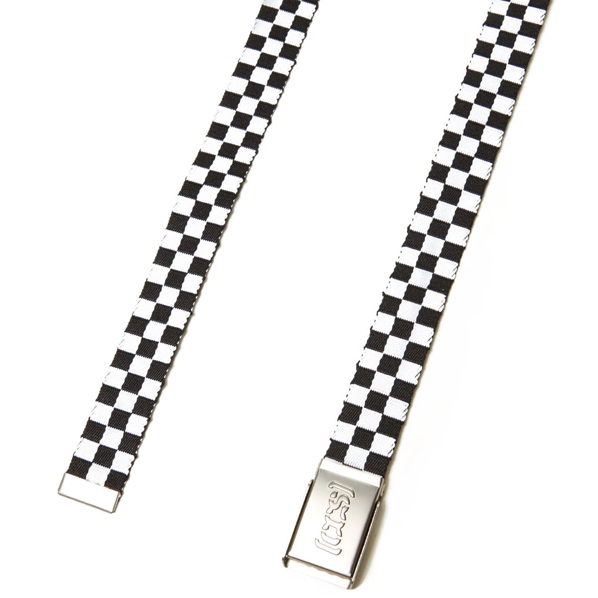 CCS Silver Logo Buckle Belt - Checkerboard - Image 2