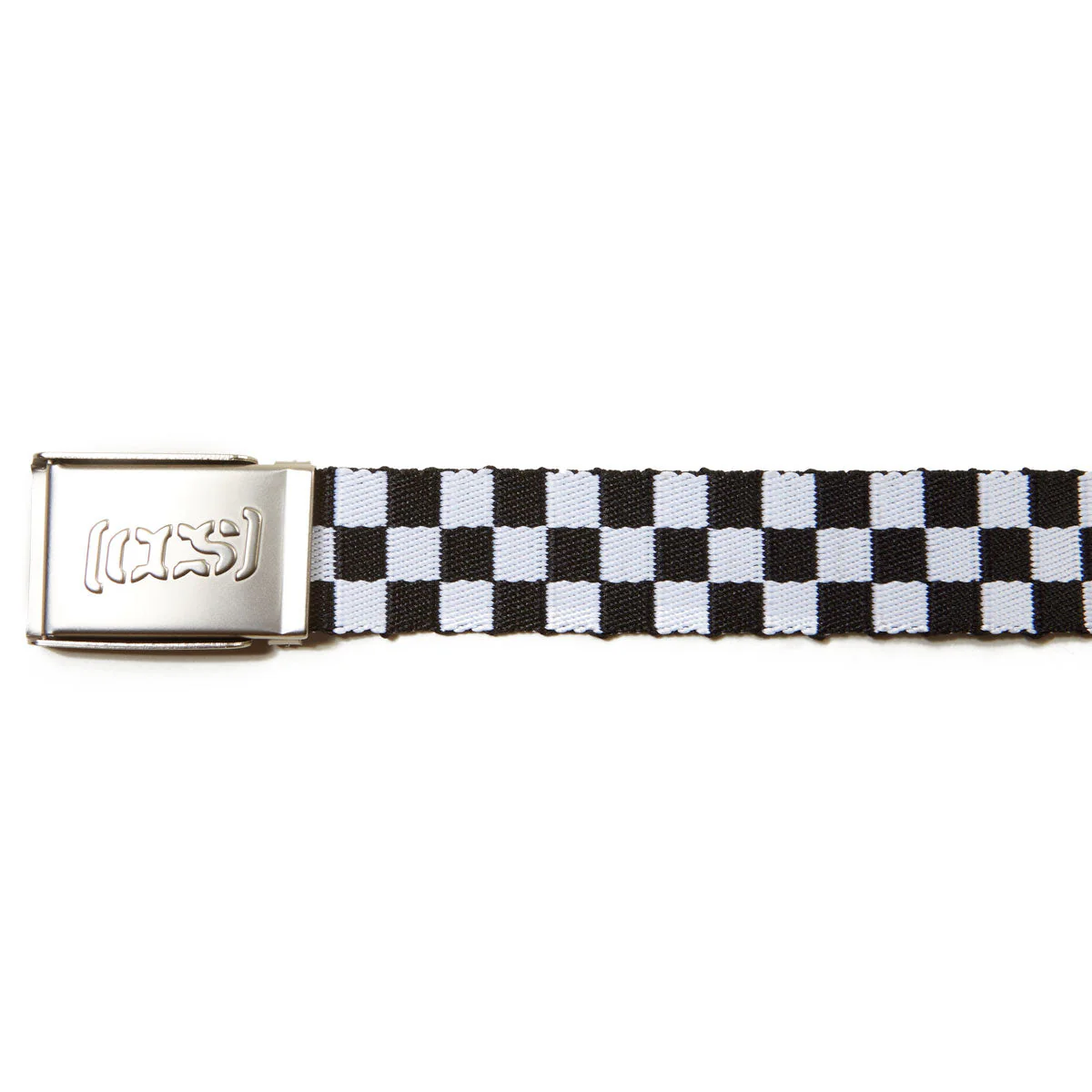 CCS Silver Logo Buckle Belt - Checkerboard - Image 3
