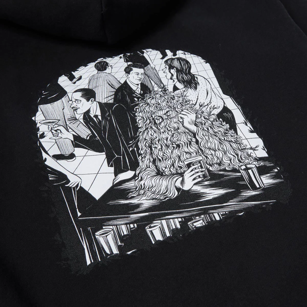 CCS Social Camouflage Bar Hoodie - Black - Image 4