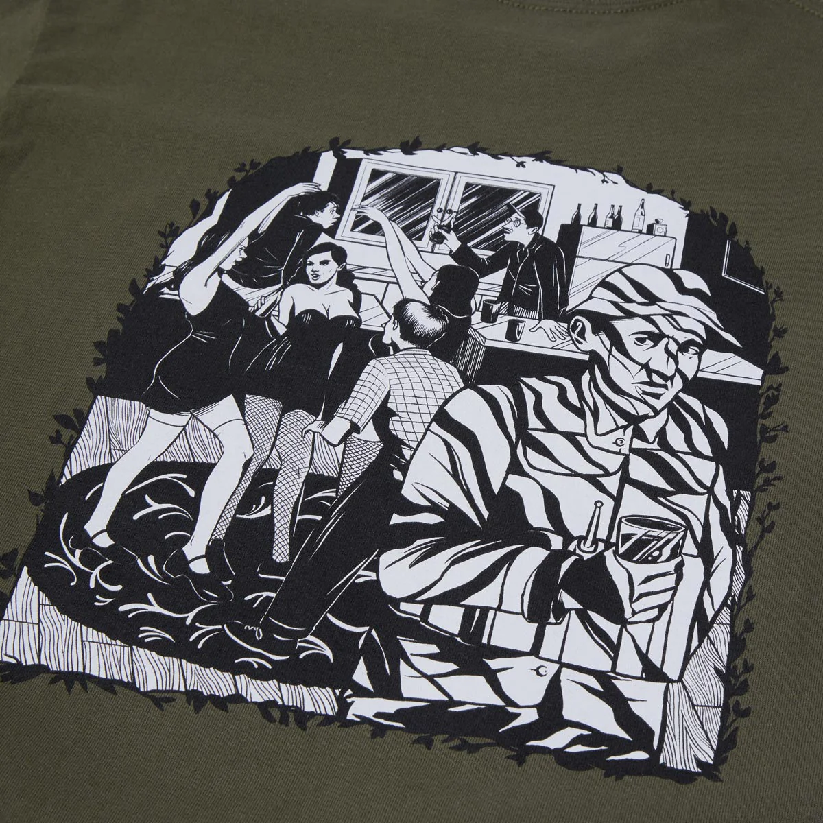 CCS Social Camouflage Party T-Shirt - Olive - Image 4