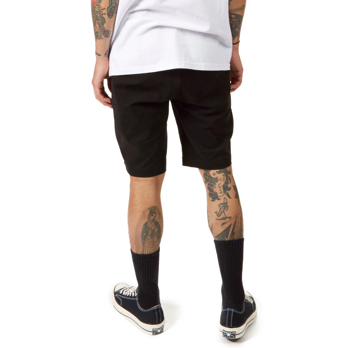 CCS Stretch Chino Shorts - Black - Image 4