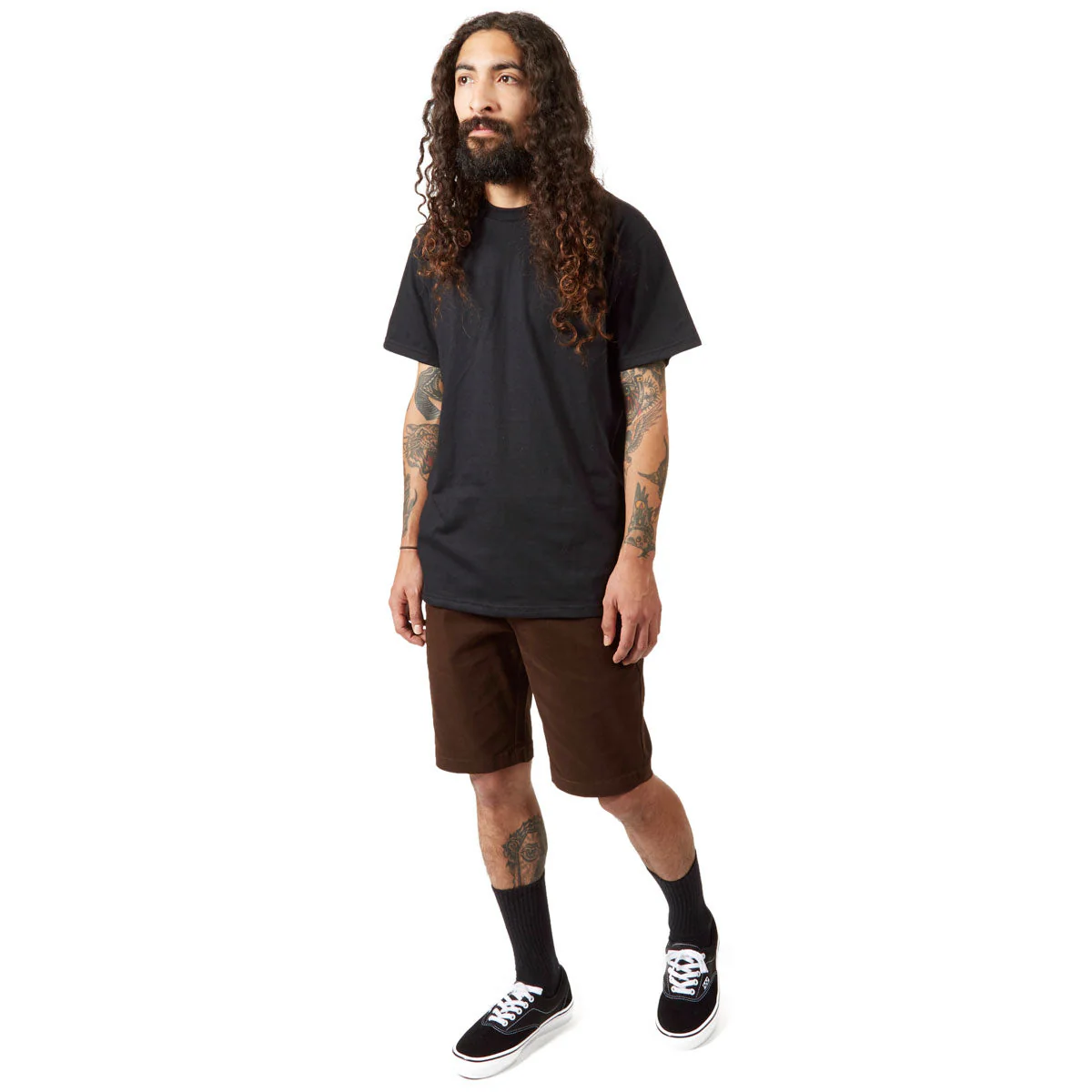 CCS Stretch Chino Shorts - Chocolate - Image 2