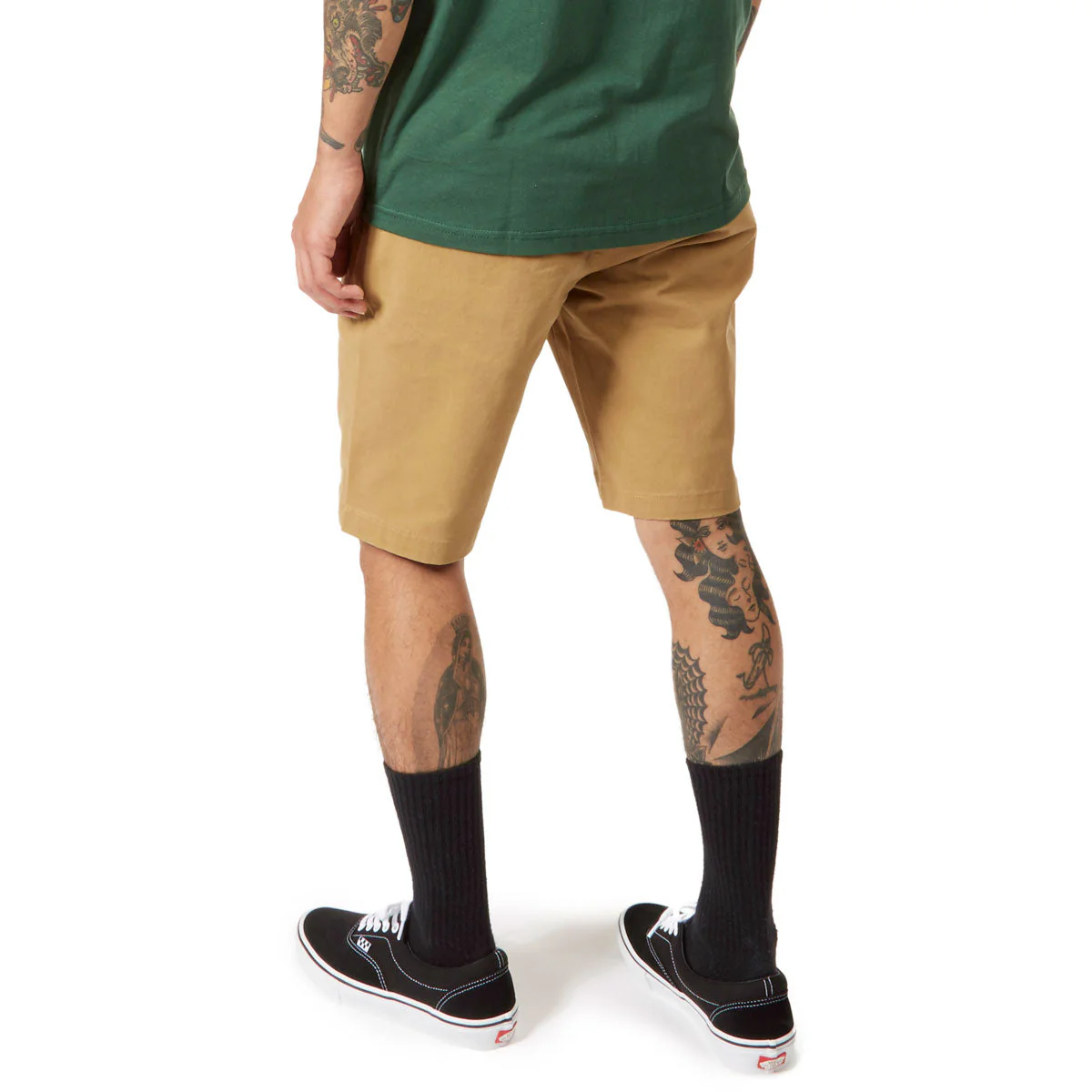 CCS Stretch Chino Shorts - Khaki - Image 3