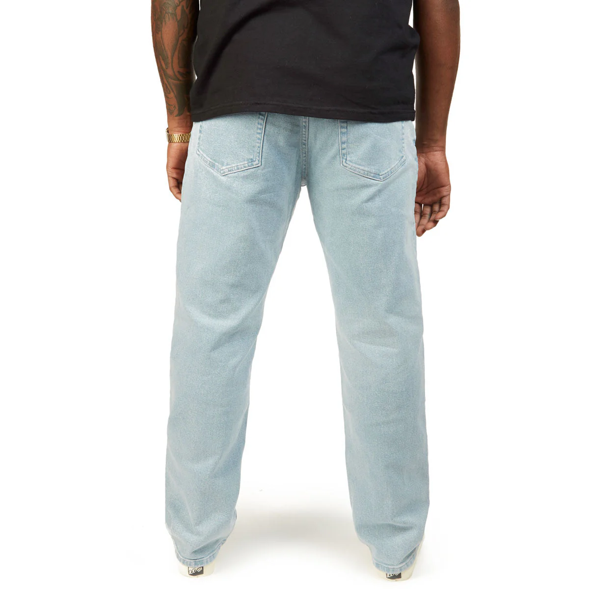CCS Relaxed Stretch Denim Jeans - 12oz Bleach Wash - Image 4