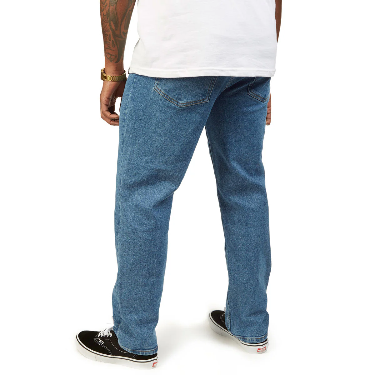 CCS Relaxed Stretch Denim Jeans - 12oz Rinse - Image 3