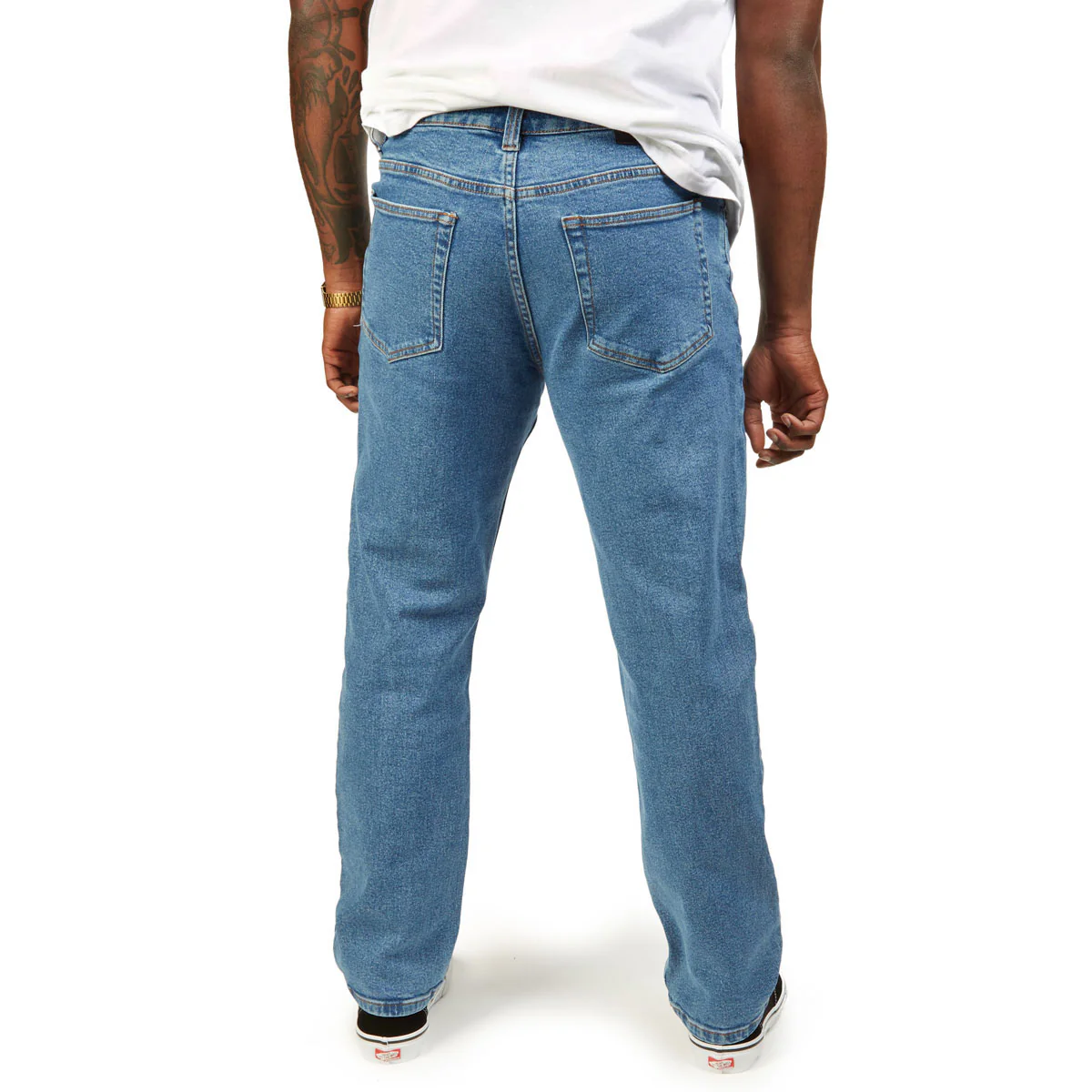 CCS Relaxed Stretch Denim Jeans - 12oz Rinse - Image 4