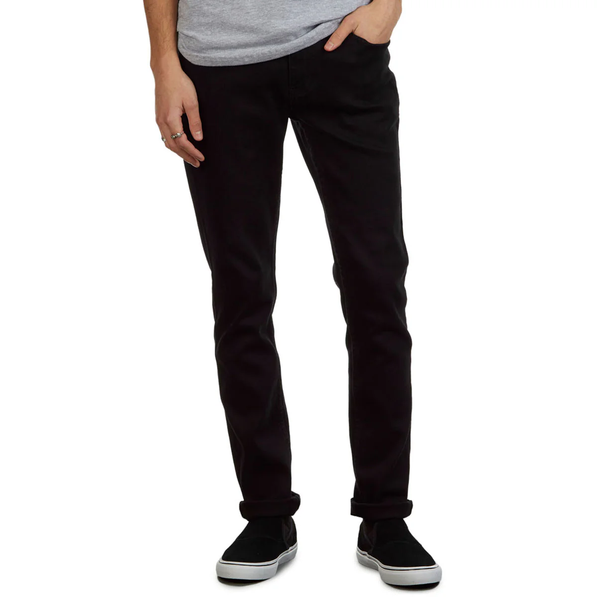 CCS Skinny Stretch Denim Jeans - 12oz Black - Image 4