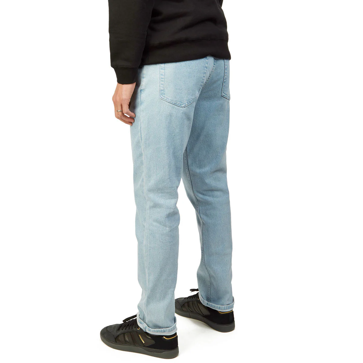 CCS Slim Stretch Denim Jeans - 12oz Bleach Wash - Image 3