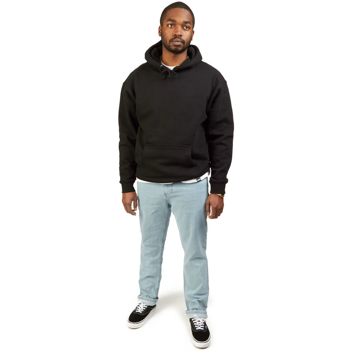 CCS Straight Stretch Denim Jeans - 12oz Bleach Wash - Image 2