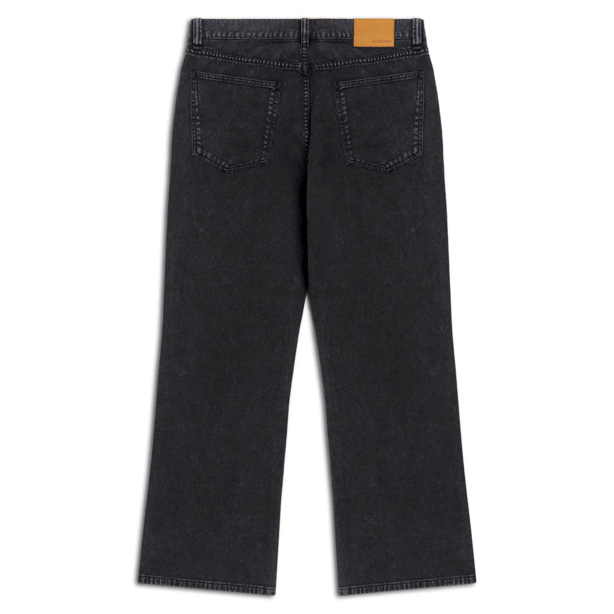 CCS Western Bootcut Denim Jeans - Acid Wash Black - Image 5