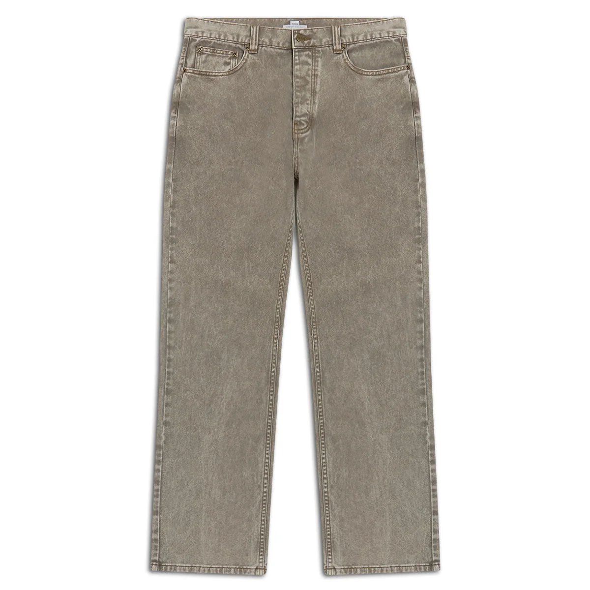 CCS Western Straight Denim Jeans - Faded Brown - Image 2