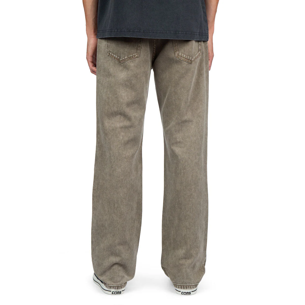 CCS Western Straight Denim Jeans - Faded Brown - Image 4