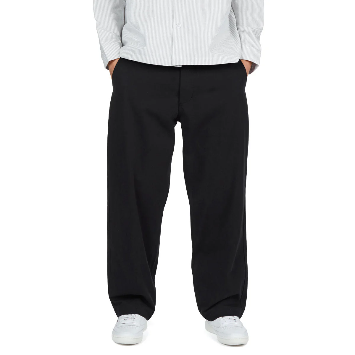 CCS Wide Leg Chino Pants - Black