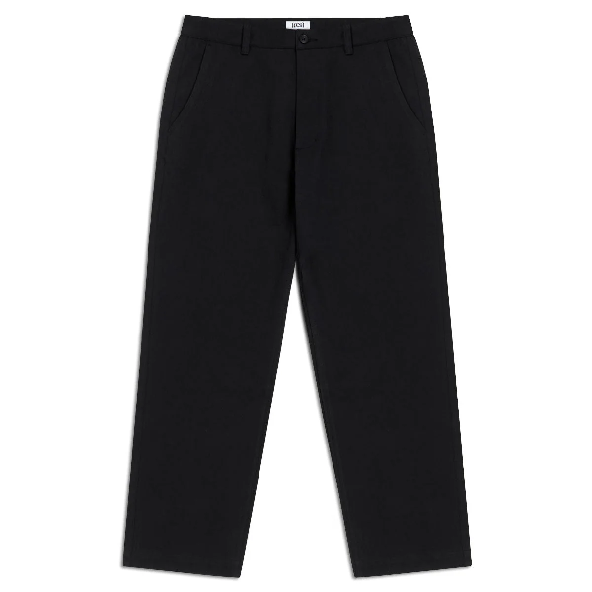 CCS Wide Leg Chino Pants - Black - Image 3