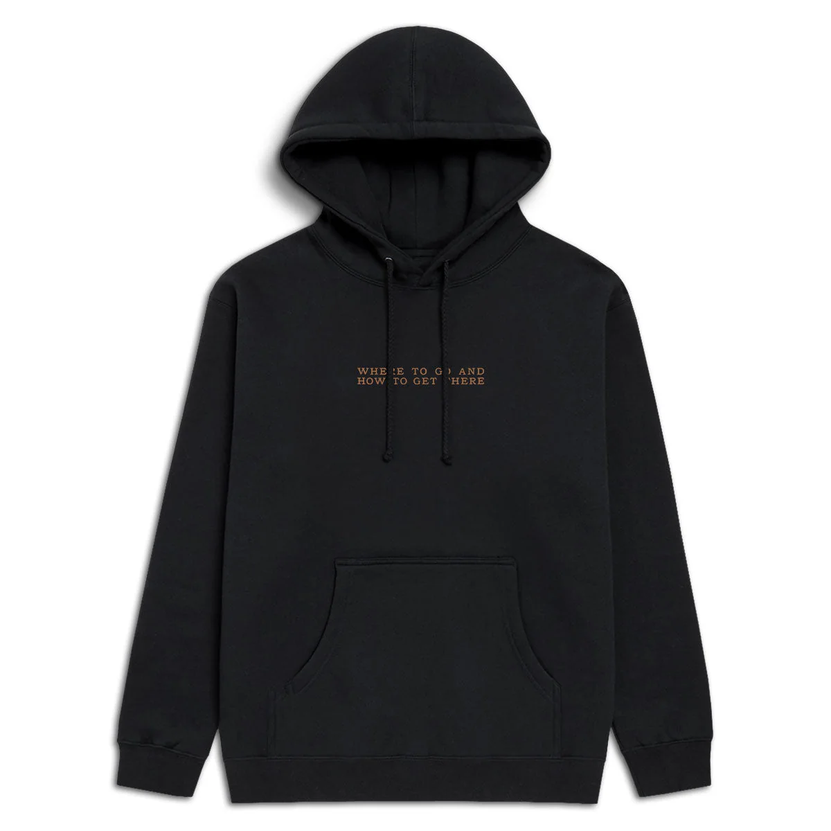 CCS x Zanereti Where To Go Hoodie - Black