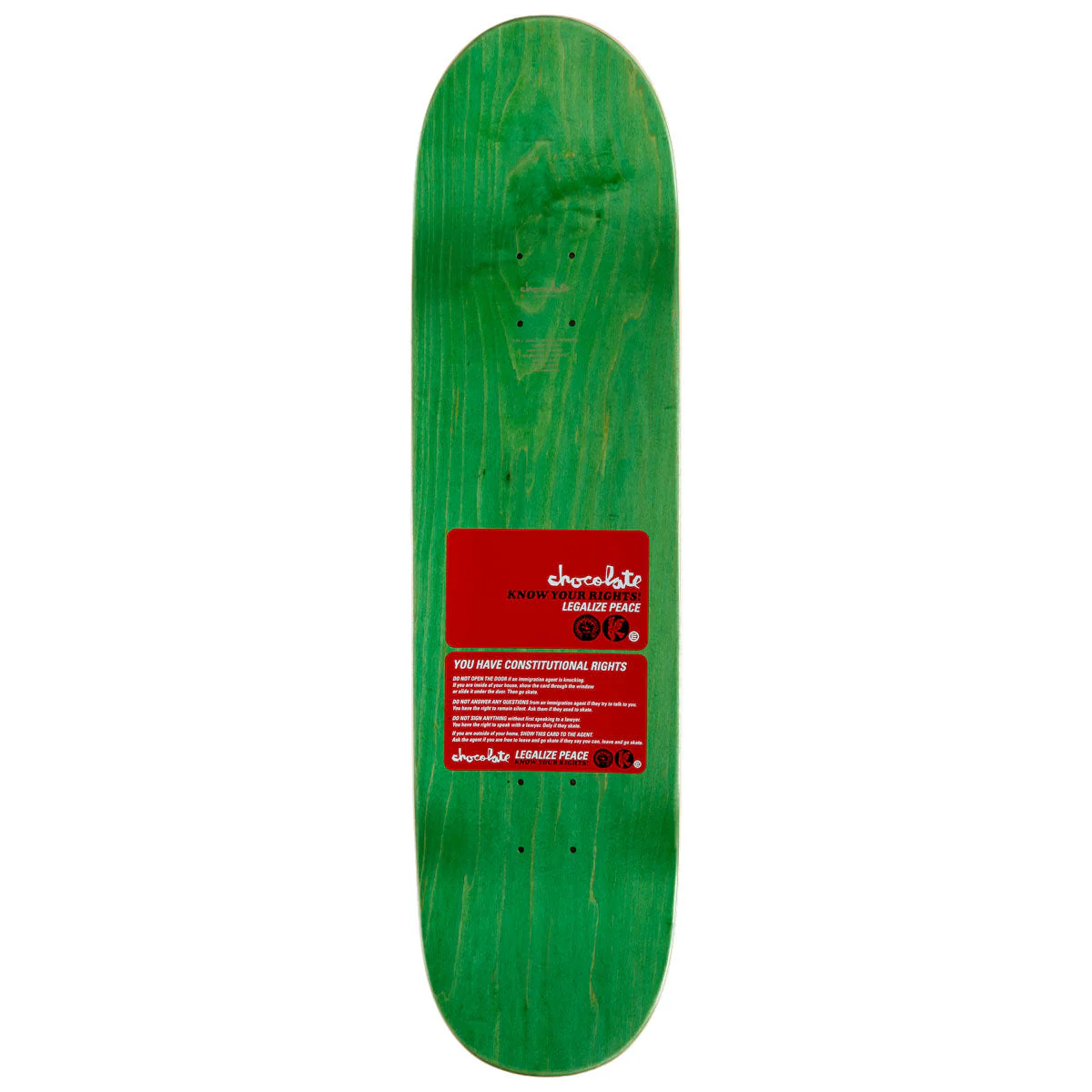 Chocolate Herrera Know Your Rights Skateboard Complete - 8.50" - Image 2