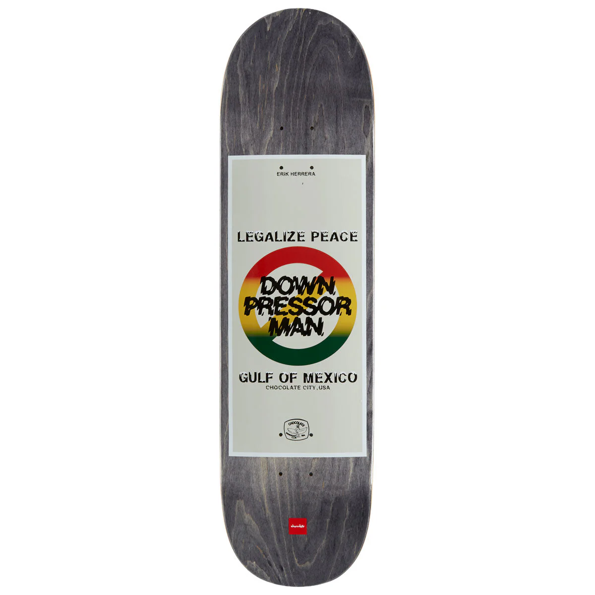 Chocolate Herrera Know Your Rights Skateboard Deck - 8.50"