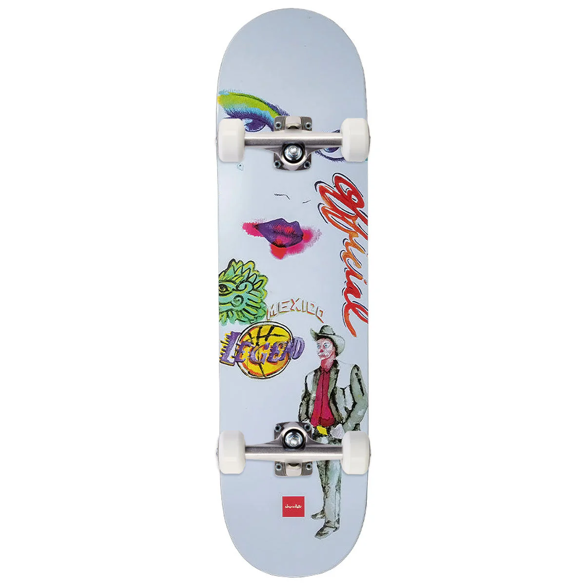 Chocolate Perez Art Official Skateboard Complete - 8.00"
