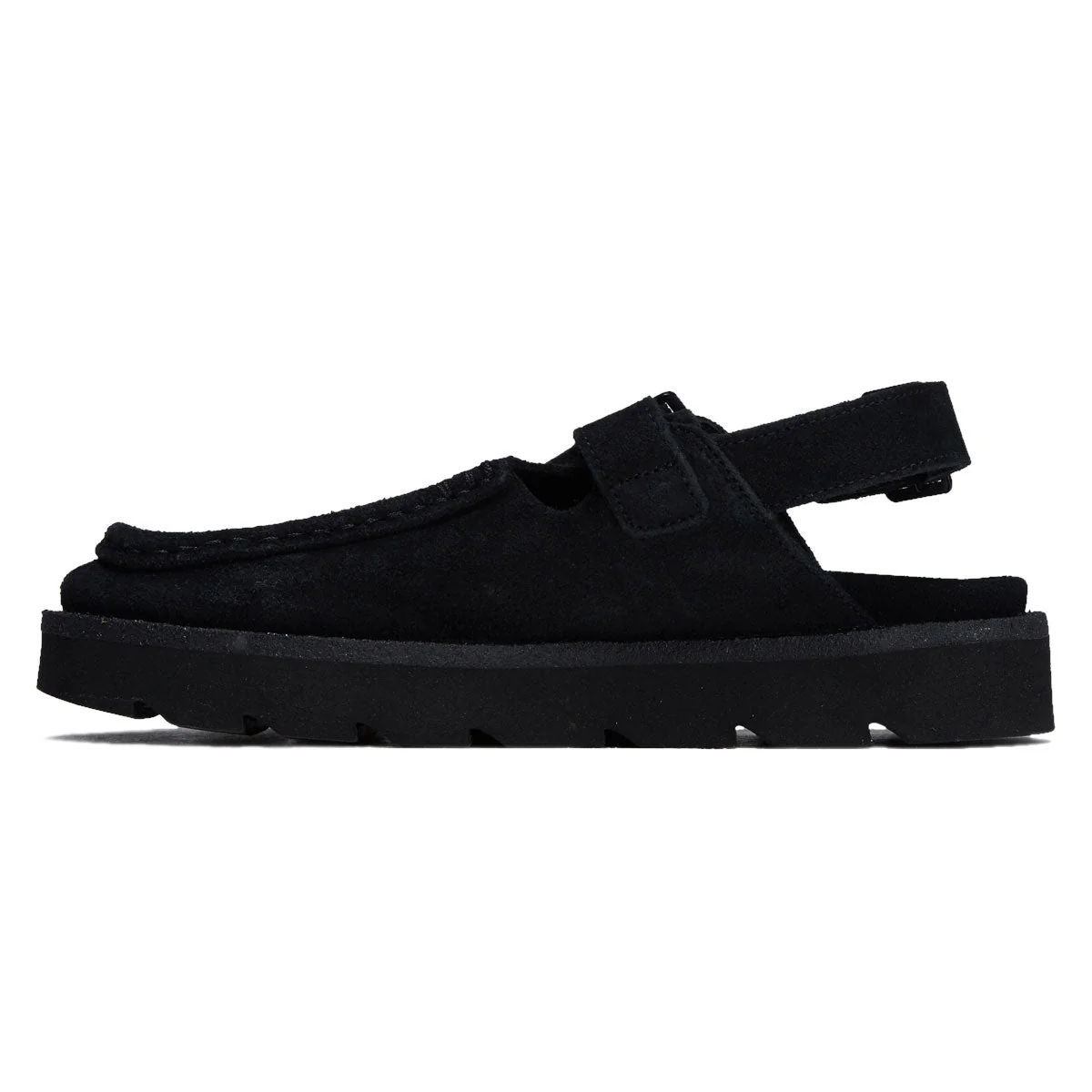 Clarks Womens Meare Easy Shoes - Black Suede - Image 2