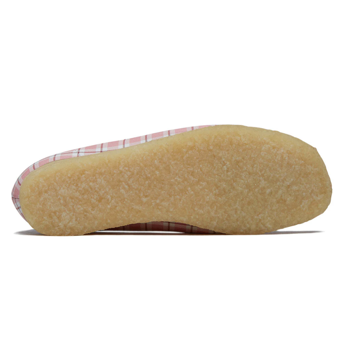 Clarks Womens Wallabee Shoes - Pink Check - Image 4