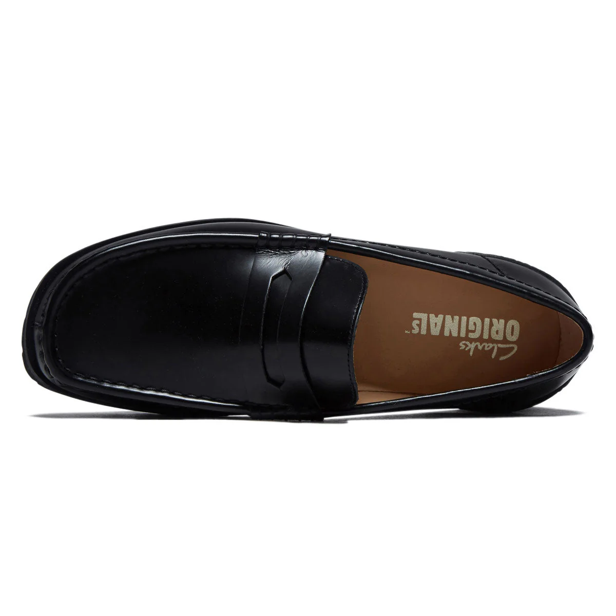 Clarks Yukoner Penny Shoes - Black Leather - Image 3
